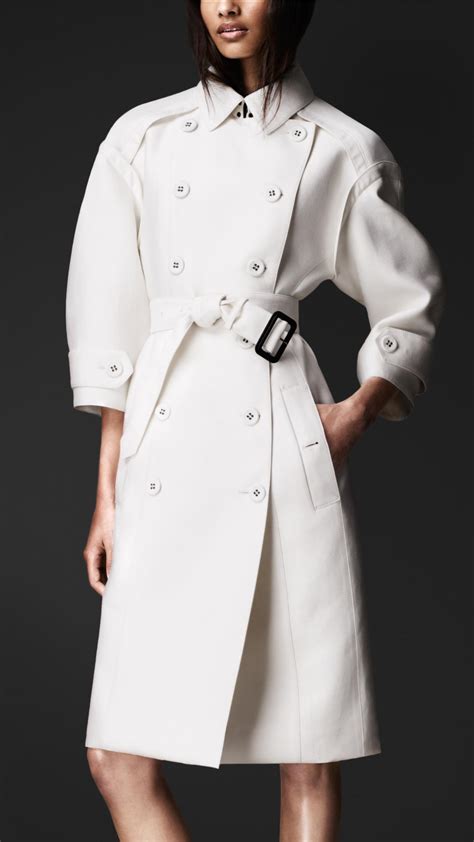 burberry prorsum white leather jacket|burberry women's clothing.